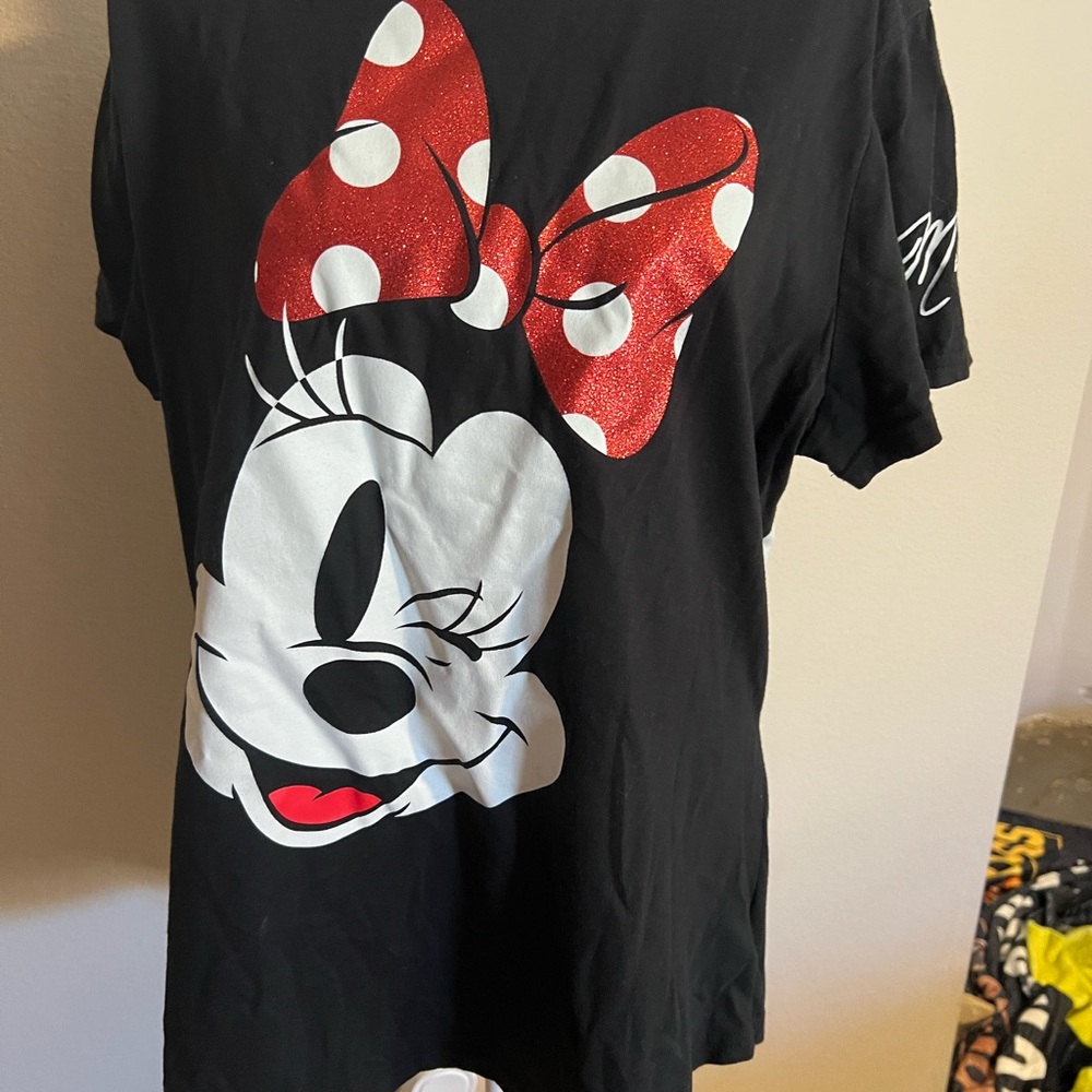 Disney Black Minnie Mouse T-Shirt